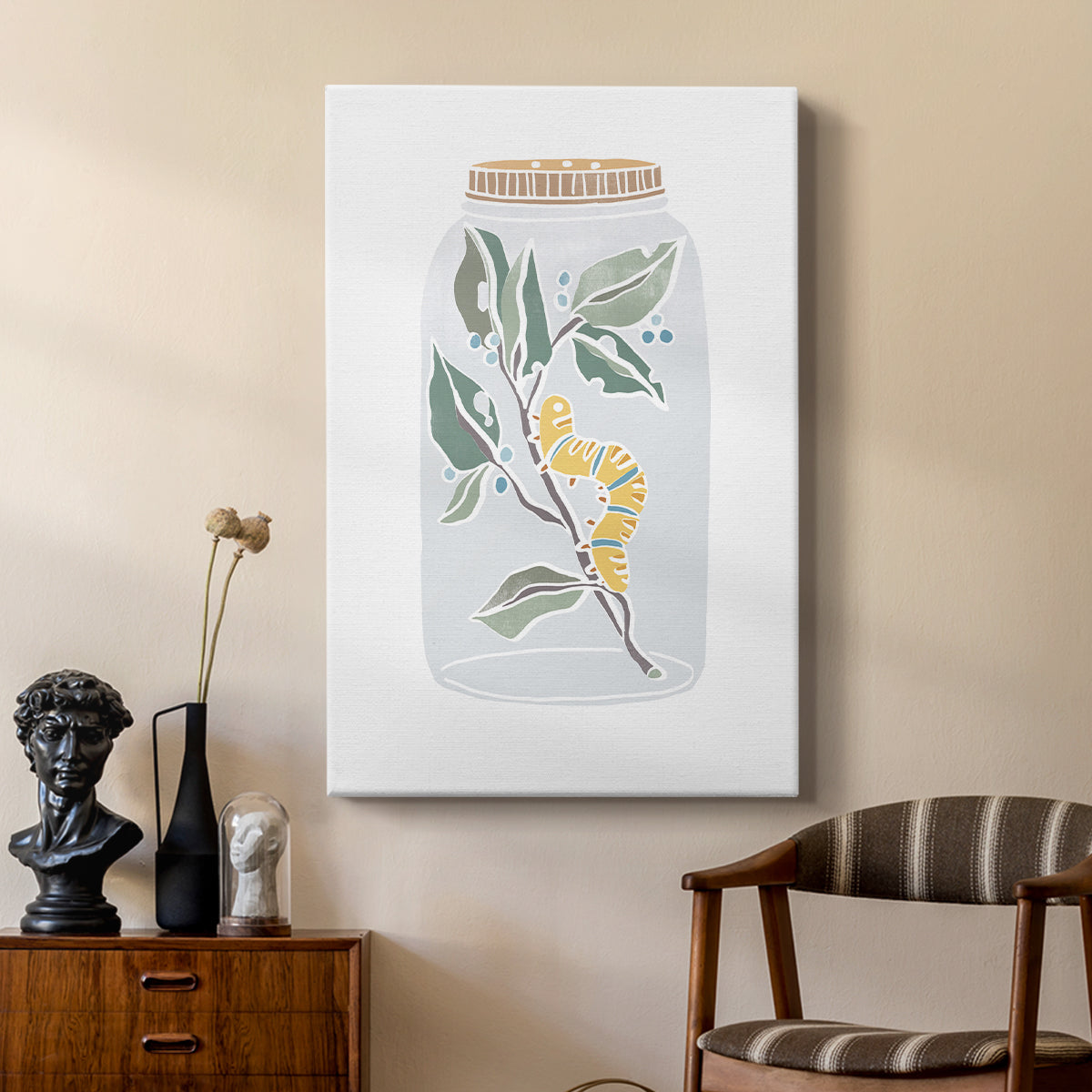 Nature Jar I - Canvas Art Print