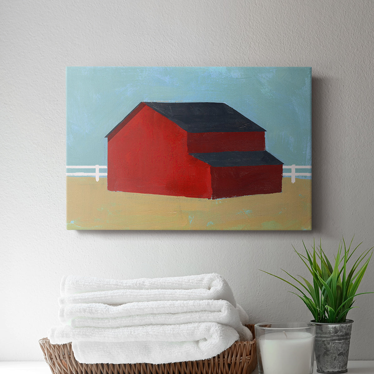 Big Red One II - Canvas Art Print