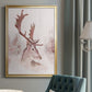 Blush Deer - Modern Framed Canvas Print