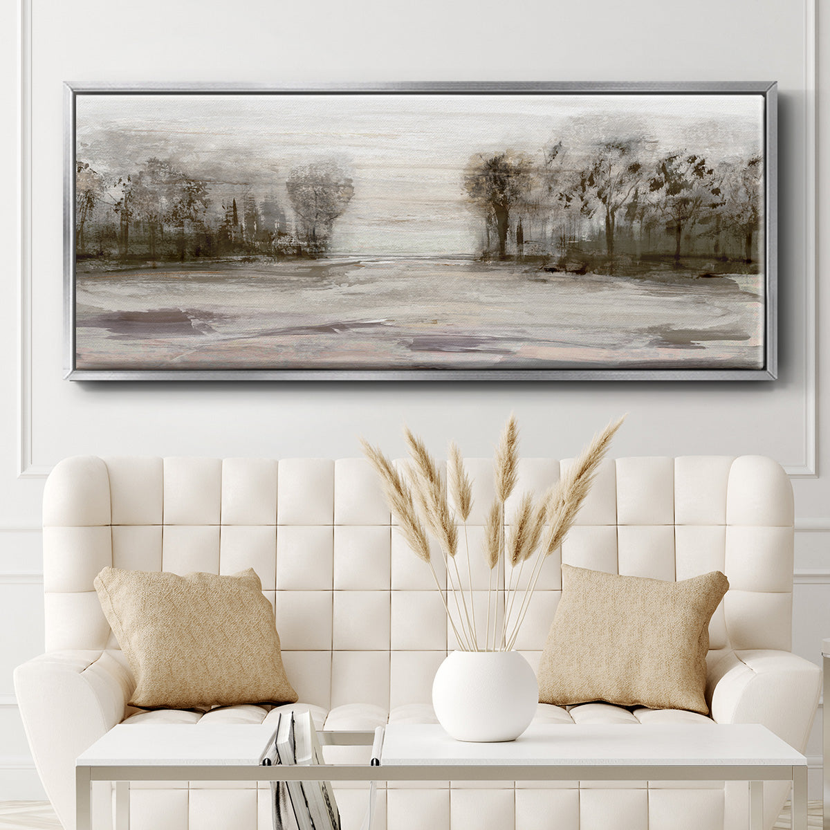 Near Graham Mountain - Floater Framed Canvas Print