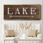 To the Lake - Floater Framed Canvas Print