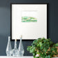 Green Mist Vista I Premium Framed Print Double Matboard