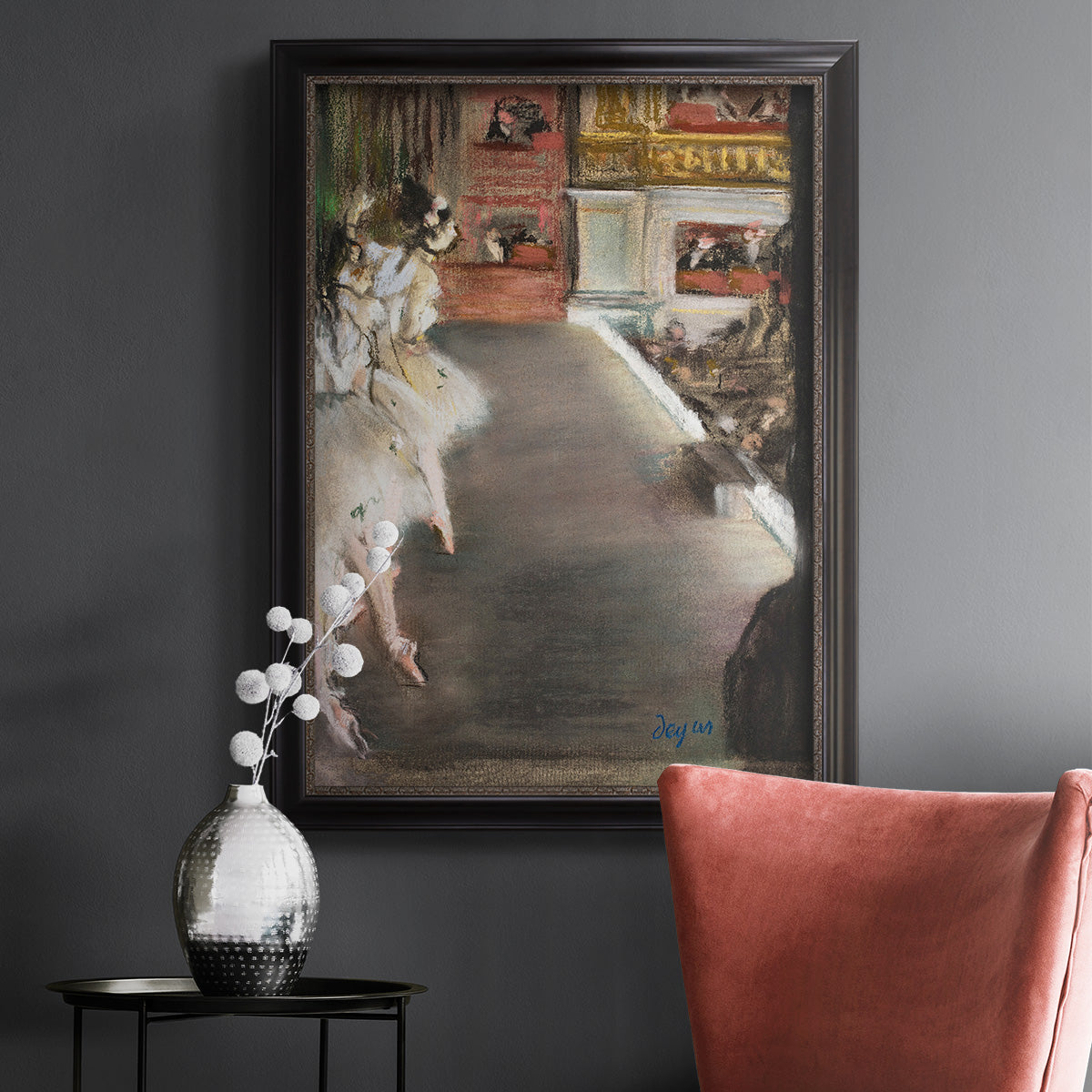 Dancers at the Old Opera House - Ornate Framed Canvas Print