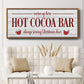 Hot Cocoa Bar - Floater Framed Canvas Print