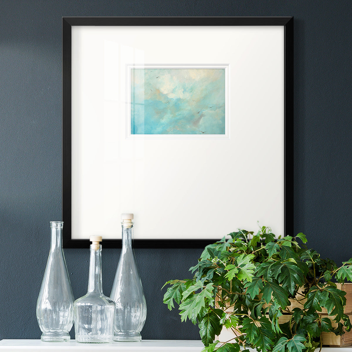 Flying Home - Premium Framed Print Double Matboard