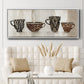 Coffee Skins I - Floater Framed Canvas Print