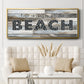 Better at the Beach - Floater Framed Canvas Print
