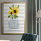 Sunflower Perfume II - Modern Framed Canvas Print