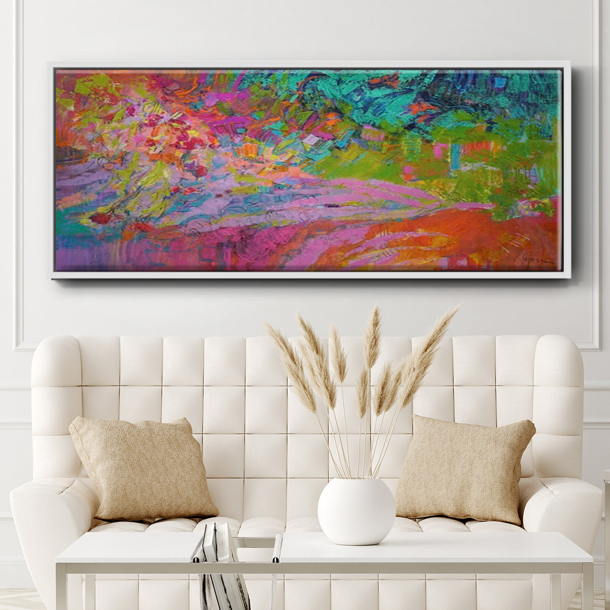 Passion Diva - Floater Framed Canvas Print