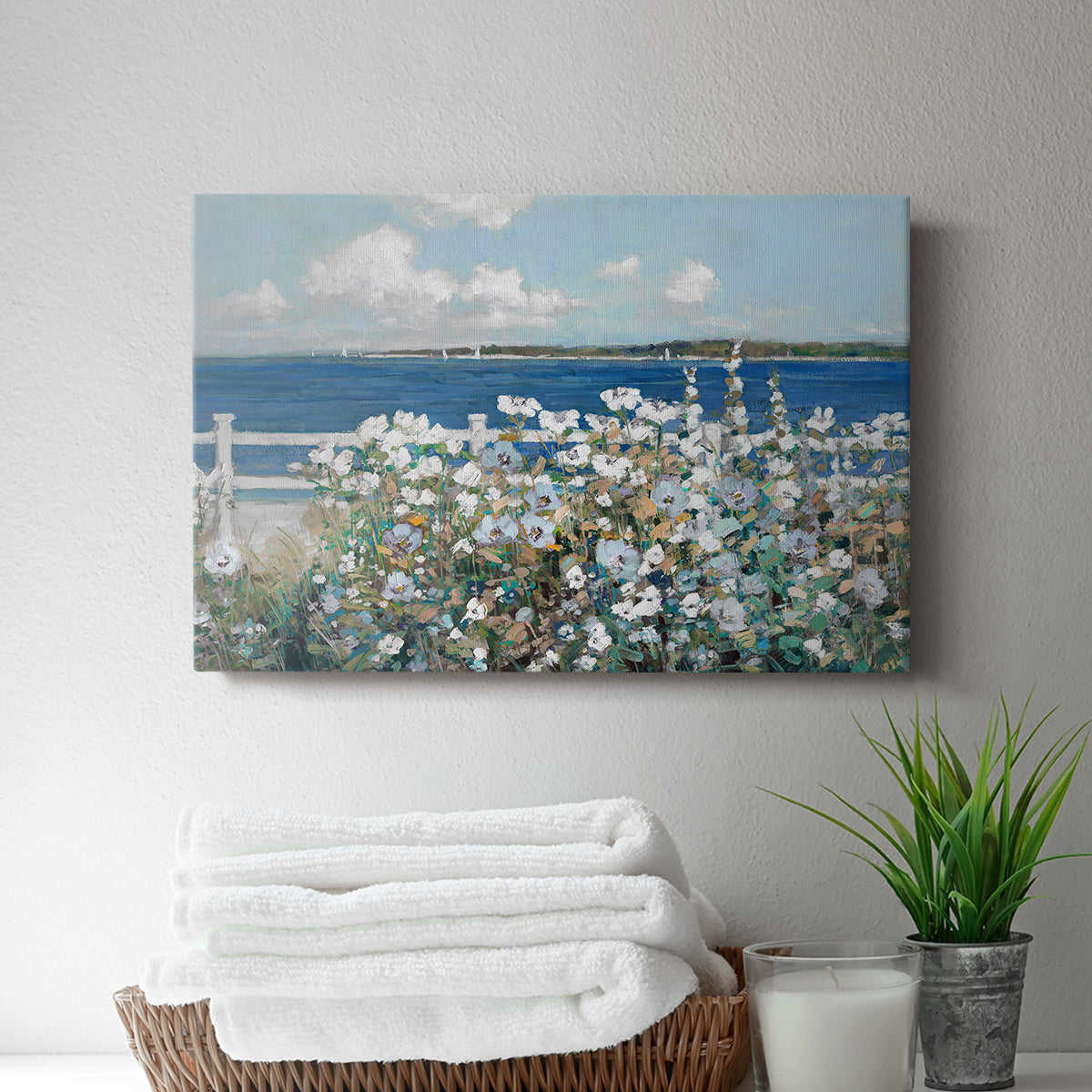 Bayside Garden - Canvas Art Print