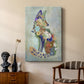 Fantastic Florals Fox, Sitting - Canvas Art Print