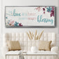 Family Blessing - Floater Framed Canvas Print