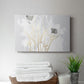 Grey Floral Painting XCIV - Canvas Art Print