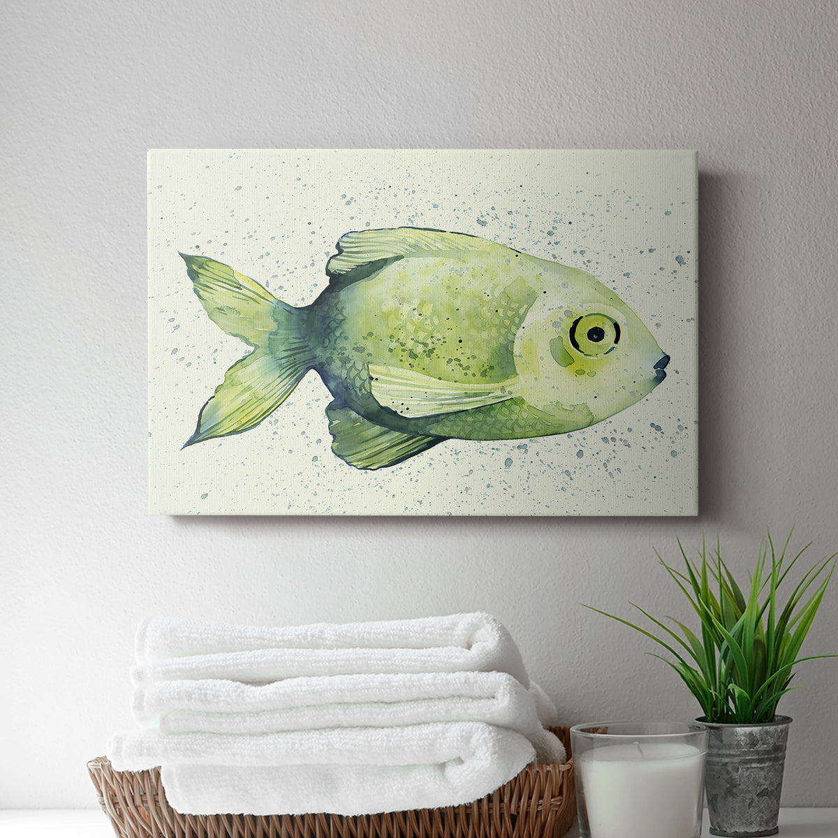 Speckled Freshwater Fish II - Canvas Art Print
