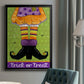 Trick or Treat - Modern Framed Canvas Print