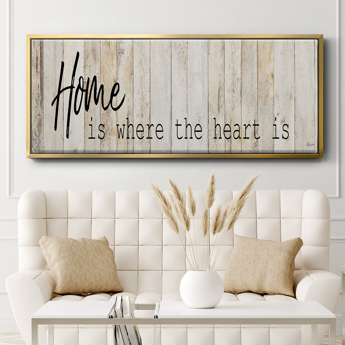 Home - Floater Framed Canvas Print