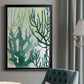 Textured Coral I - Modern Framed Canvas Print