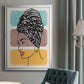 Head Wrap II - Modern Framed Canvas Print