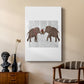 Elephant Bouquet, Landscape - Canvas Art Print