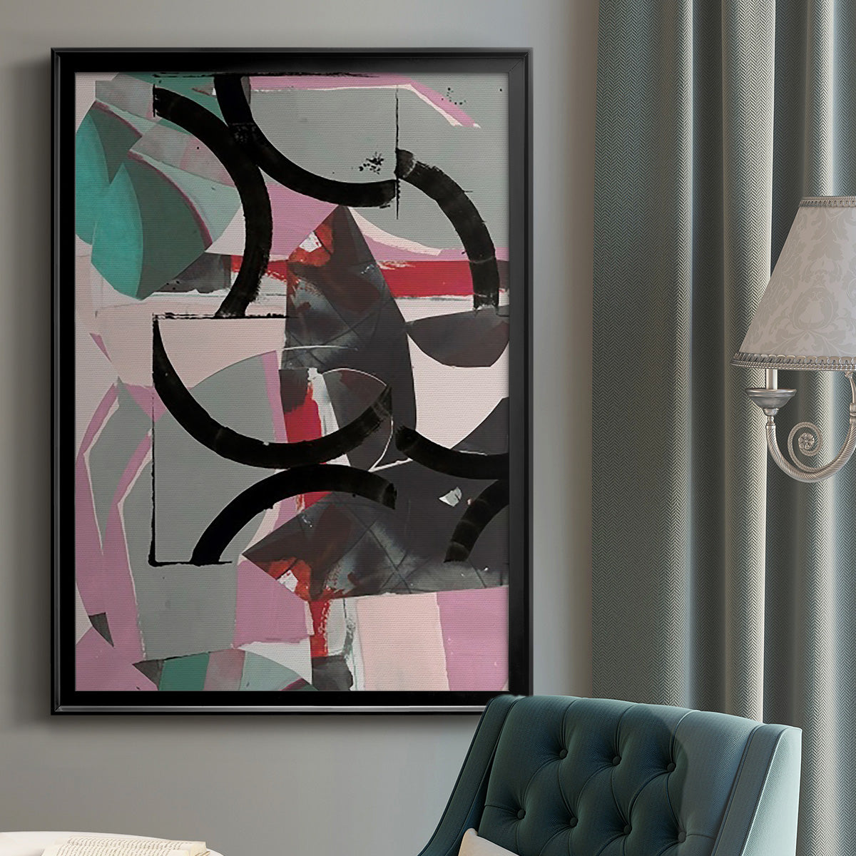 Cartissi Space I - Modern Framed Canvas Print