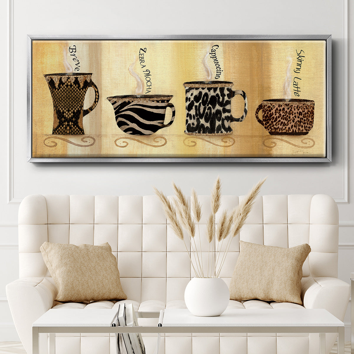 Café Exotica II - Floater Framed Canvas Print