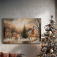 Warm Lantern Eve Green - Canvas Art Print