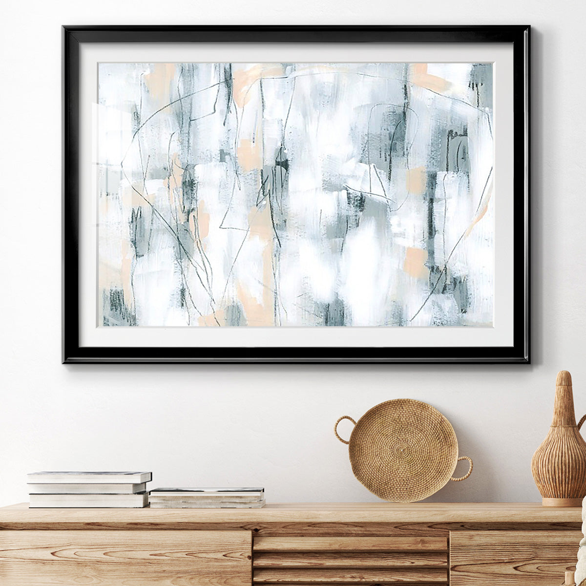 Stone Hatchmarks I Premium Framed Print - Ready to Hang