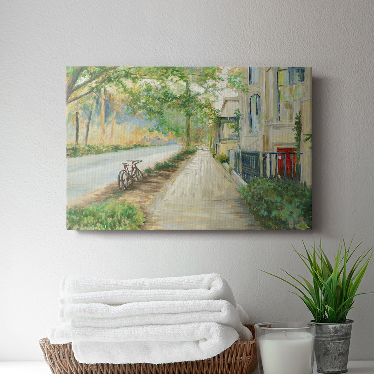 Sunny Side Of The Street - Canvas Art Print