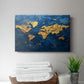 Impasto Map - Canvas Art Print
