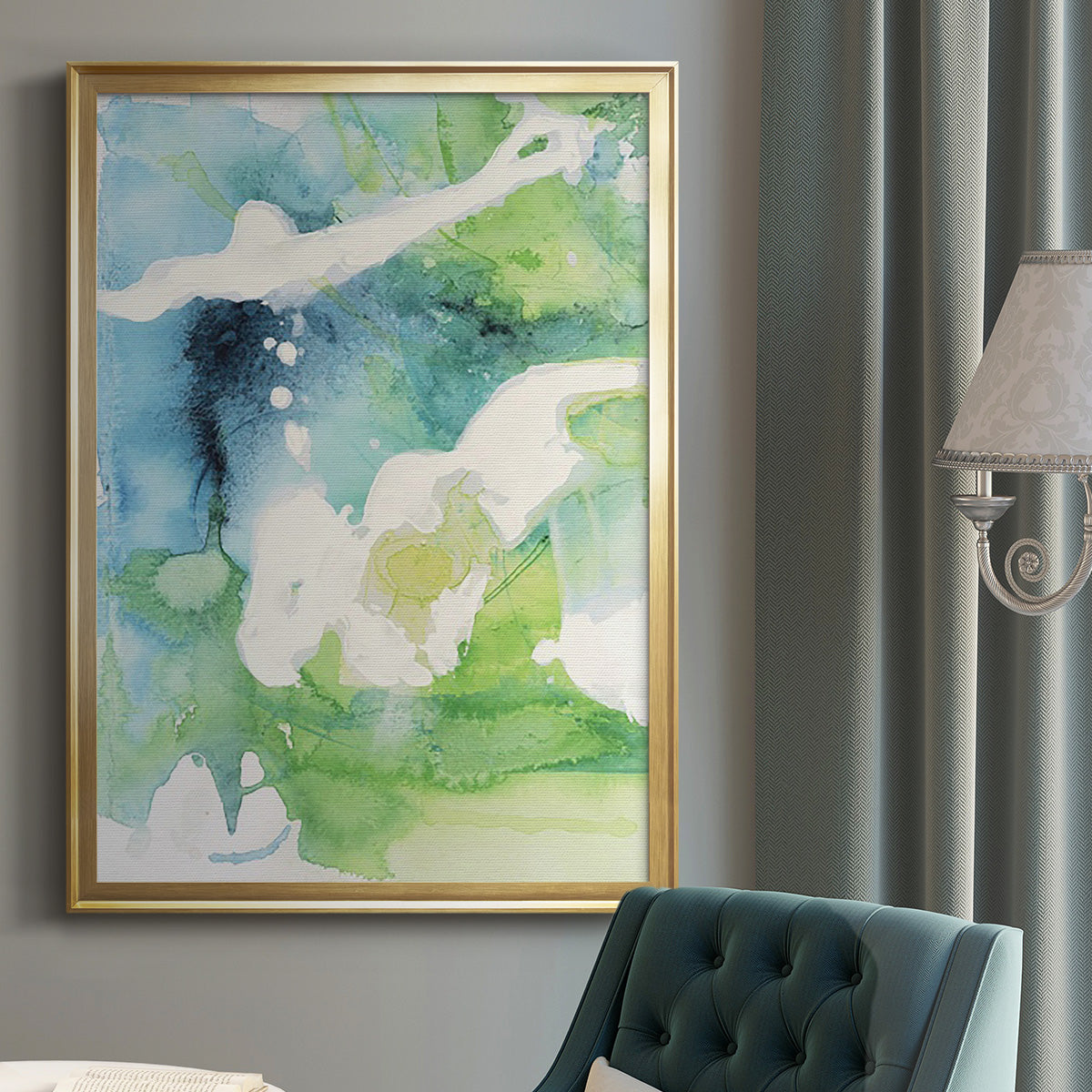 Rising Above I - Modern Framed Canvas Print