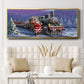 All Aboard - Floater Framed Canvas Print