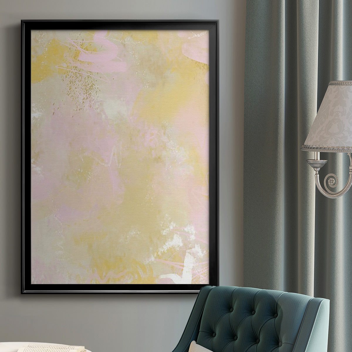 Lily's Laugh II - Modern Framed Canvas Print