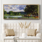The Banks of the Seine near Jeufosse (Eure), 1880 - Floater Framed Canvas Print