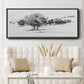 Treeline Sketch I - Floater Framed Canvas Print