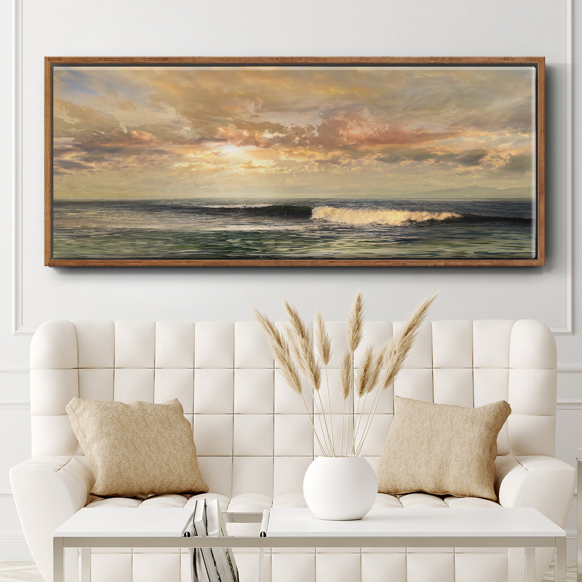 Serenity - Floater Framed Canvas Print