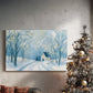 Mint Fir Hearth - Canvas Art Print