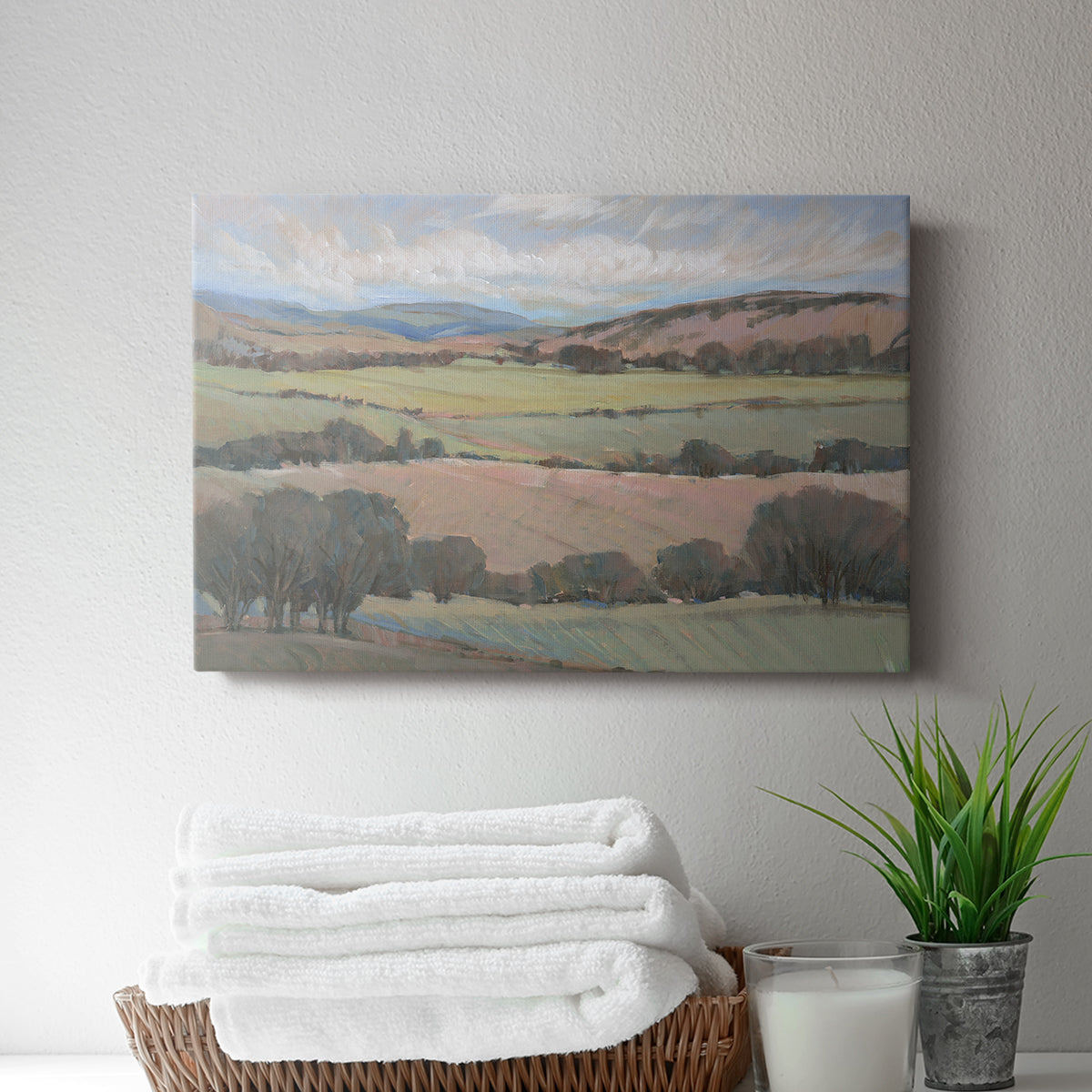 Hilly Countryside I - Canvas Art Print