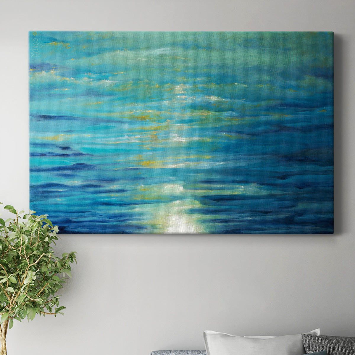 Deep Blue - Canvas Art Print