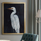 Calm Great Egret I - Modern Framed Canvas Print