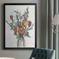 Watercolor Floral Arrangement II - Modern Framed Canvas Print