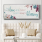 Family Blessing - Floater Framed Canvas Print