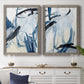 Indigo Swash I - Premium Framed Canvas 2 Piece Set - Ready to Hang