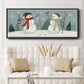 Snowmen VI - Floater Framed Canvas Print