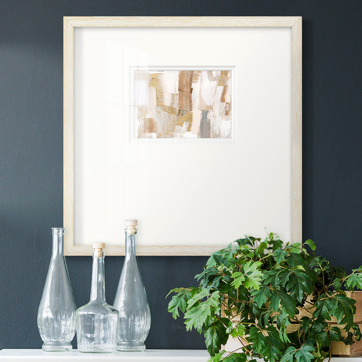 Gold Quartz I Premium Framed Print Double Matboard