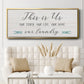 Us and Our Laundry - Floater Framed Canvas Print
