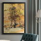 Fall Foliage Watercolor I - Modern Framed Canvas Print