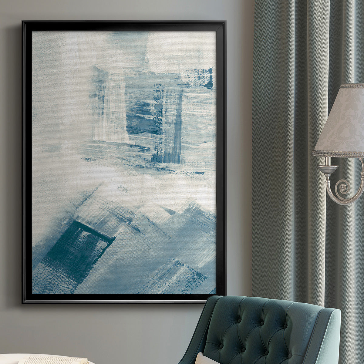 Wind Blown II - Modern Framed Canvas Print