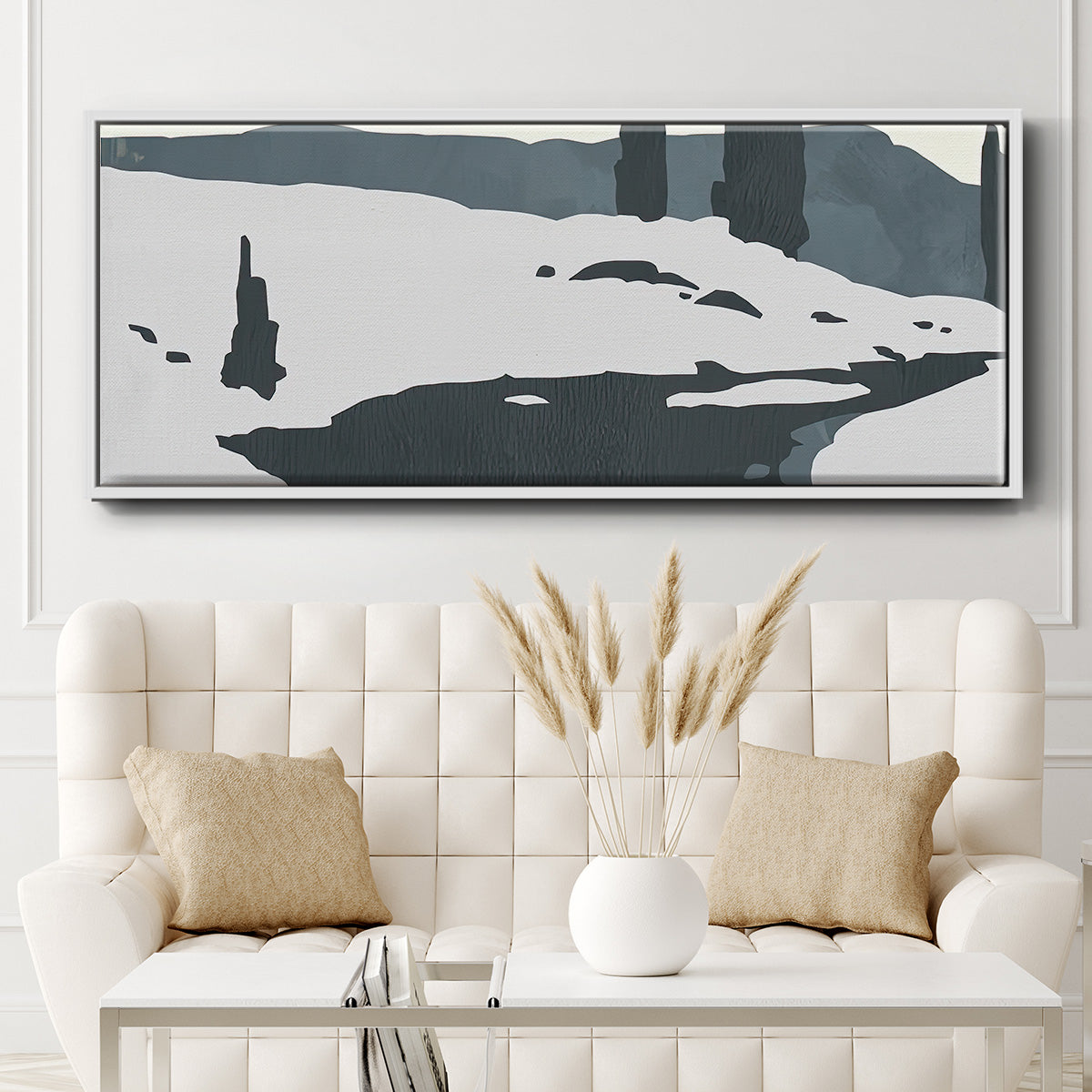 Cutter Island II - Floater Framed Canvas Print