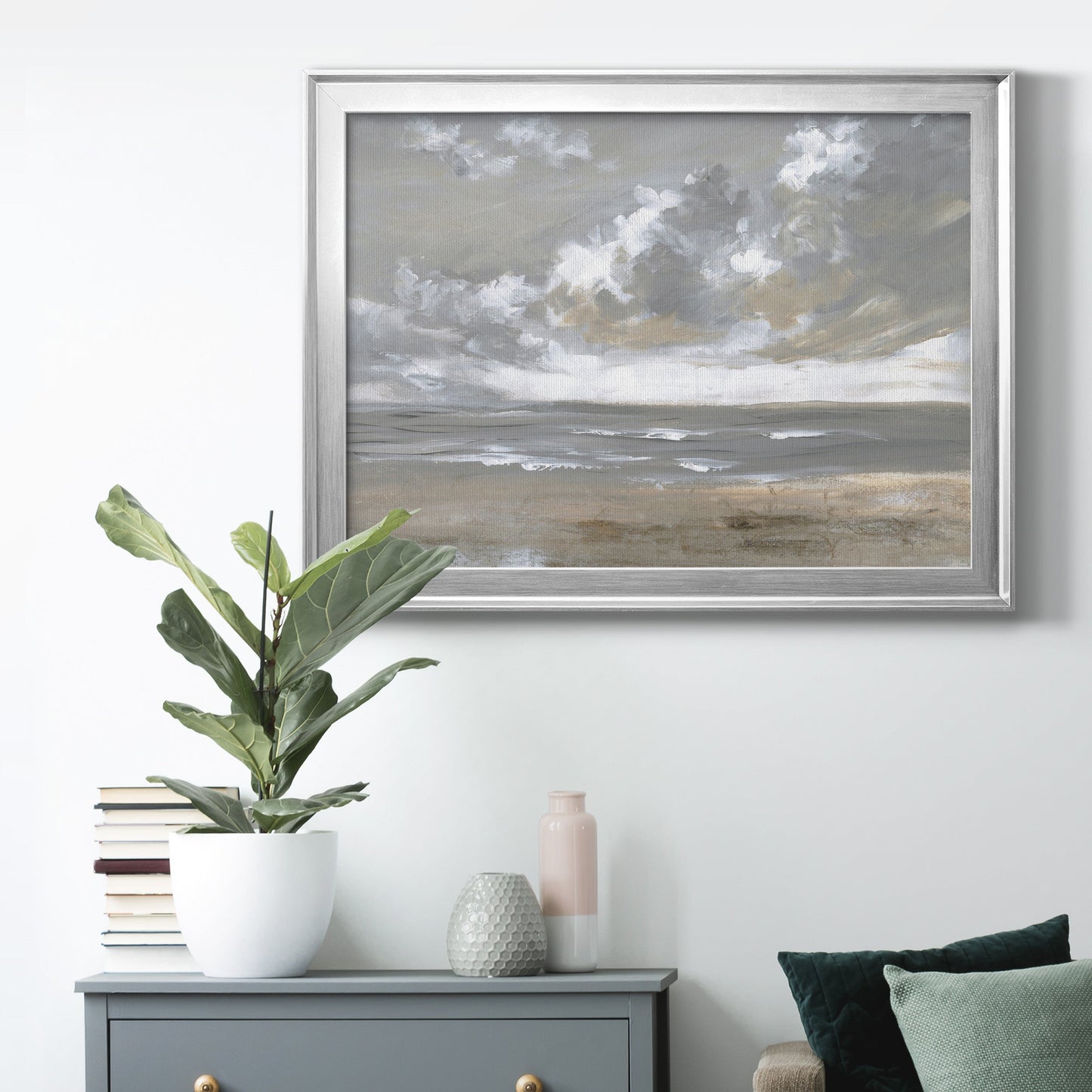 Windswept - Modern Framed Canvas Print