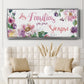 Familias Siempre - Floater Framed Canvas Print